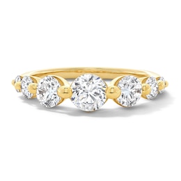 1-1/2 CT. T.W. Lab-Grown Diamond Seven-Stone Band in 10K Gold (F/VS2)