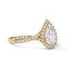 Thumbnail Image 4 of 1-3/8 CT. T.W. Oval-Cut Certified Lab-Grown Diamond Halo Ring in 14K Yellow Gold (F/VS2)
