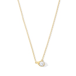 1/3 CT. T.W. Certified Lab-Grown Diamond Solitaire Teardrop Necklace in 10K Gold (F/VS2)