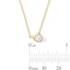 Thumbnail Image 3 of 1/3 CT. T.W. Certified Lab-Grown Diamond Solitaire Teardrop Necklace in 10K Gold (F/VS2)