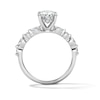 Thumbnail Image 3 of 2-3/8 CT. T.W. Oval Certified Lab-Grown Diamond Engagement Ring in 14K White Gold (F/VS2)