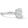 Thumbnail Image 4 of 2-3/8 CT. T.W. Oval Certified Lab-Grown Diamond Engagement Ring in 14K White Gold (F/VS2)