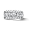 Thumbnail Image 1 of 3 CT. T.W. Marquise-Cut Lab-Grown Diamond Multi-Row Anniversary Band in 10K White Gold (F/VS2)