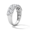 Thumbnail Image 4 of 2-1/2 CT. T.W. Lab-Grown Diamond Two-Row Anniversary Band in 10K White Gold (F/VS2)