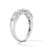 Thumbnail Image 4 of 2 CT. T.W. Lab-Grown Diamond Five-Stone Anniversary Band in 10K White Gold (F/VS2)