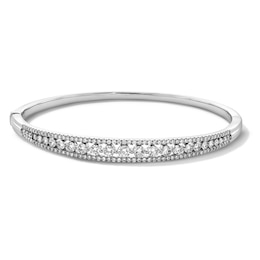 2-1/4 CT. T.W. Journey Lab-Grown Diamond Bangle Bracelet in Sterling Silver (F/VS2)