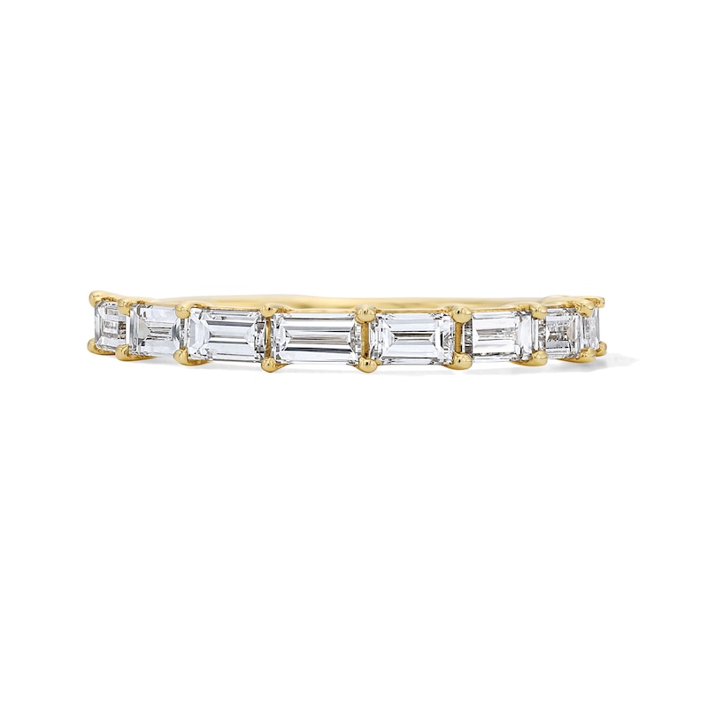 Main Image 1 of 1 CT. T.W. Baguette-Cut Certified Lab-Grown Diamond Anniversary Band in 14K Gold (F/VS2)