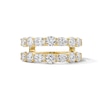 Thumbnail Image 1 of 2 CT. T.W. Oval and Round Certified Lab-Grown Diamond Enhancer Ring in 14K Gold (F/VS2)