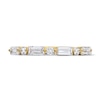 Thumbnail Image 1 of 3/4 CT. T.W. Baguette-Cut and Round Certified Lab-Grown Diamond Anniversary Band in 14K Gold (F/VS2)