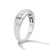 Thumbnail Image 3 of 1/2 CT. T.W. Certified Lab-Grown Diamond Five-Stone Band in 10K White Gold (F/VS2)