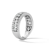 Thumbnail Image 5 of 1 CT. T.W. Lab-Grown Diamond Three-Row Anniversary Band in 10K White Gold (F/VS2)