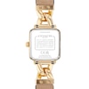 Thumbnail Image 3 of Ladies' Coach Cass Gold-Tone IP Square Watch with Gold-Tone Dial and Brown Leather Strap (Model: 14504555)