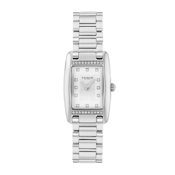 Ladies' Coach Reese Crystal-Accent Watch with Silver-Tone Dial (Model: 14504587)