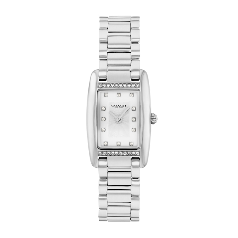 Main Image 1 of Ladies' Coach Reese Crystal-Accent Watch with Silver-Tone Dial (Model: 14504587)