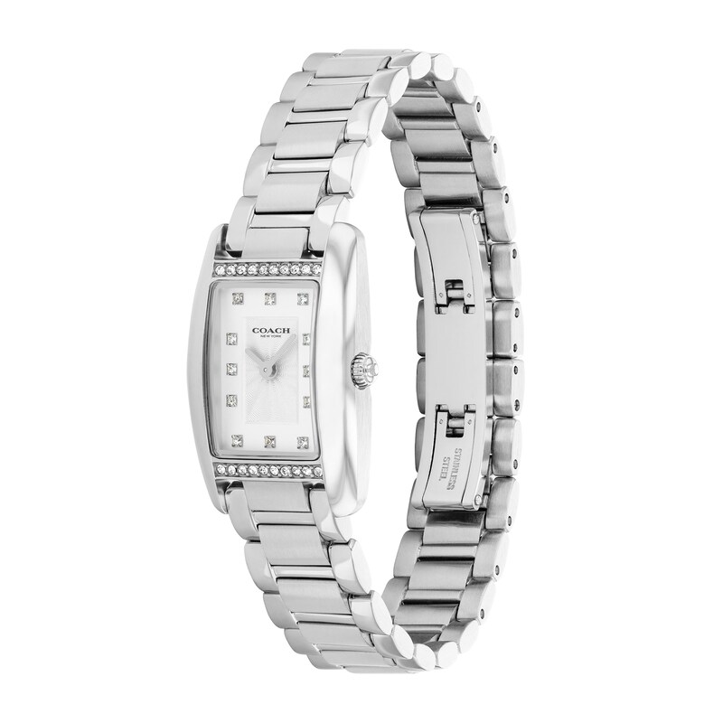 Main Image 2 of Ladies' Coach Reese Crystal-Accent Watch with Silver-Tone Dial (Model: 14504587)