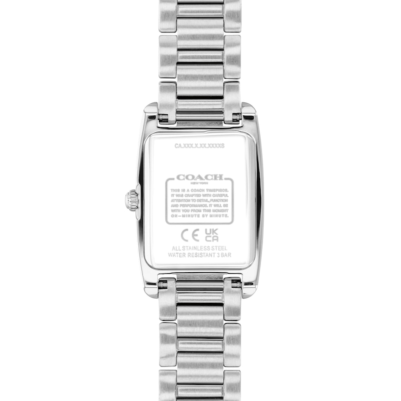 Main Image 3 of Ladies' Coach Reese Crystal-Accent Two-Tone IP Watch with White Dial (14504590)