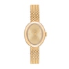 Thumbnail Image 1 of Ladies' Coach Sammy Gold-Tone IP Watch with Gold-Tone Oval Dial and Mesh Band (Model: 14504567)