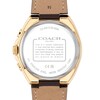 Thumbnail Image 3 of Men's Coach Jackson Chronograph Gold-Tone IP Watch with White Dial and Brown Leather Strap (Model: 14602746)