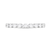 Thumbnail Image 3 of 5/8 CT. T.W. Diamond Bar-Set Wedding Band in 10K White Gold