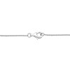 Thumbnail Image 3 of 1/2 CT. T.W. Diamond Paper Clip Plaque Bracelet in 10K White Gold