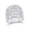 Thumbnail Image 1 of 2 CT. T.W. Diamond Openwork Fashion Ring in 14K White Gold