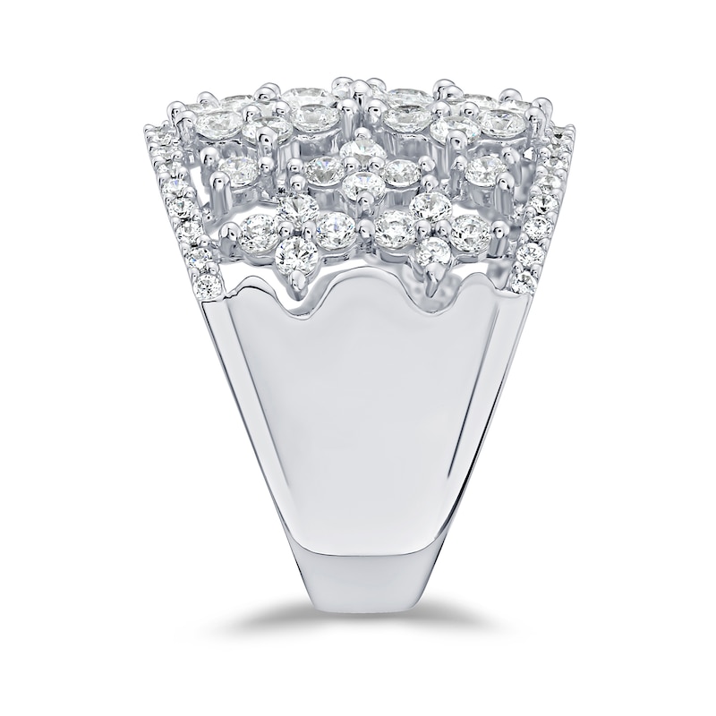 Main Image 2 of 2 CT. T.W. Diamond Openwork Fashion Ring in 14K White Gold