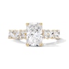 Thumbnail Image 1 of 3 CT. T.W. Radiant-Cut Certified Lab-Grown Diamond Engagement Ring in 14K Gold (F/VS2)