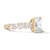 Thumbnail Image 4 of 3 CT. T.W. Radiant-Cut Certified Lab-Grown Diamond Engagement Ring in 14K Gold (F/VS2)