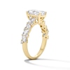 Thumbnail Image 5 of 3 CT. T.W. Radiant-Cut Certified Lab-Grown Diamond Engagement Ring in 14K Gold (F/VS2)