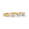 Thumbnail Image 3 of 1/2 CT. T.W. Marquise-Cut and Round Certified Lab-Grown Diamond Anniversary Band in 14K Gold (F/VS2)