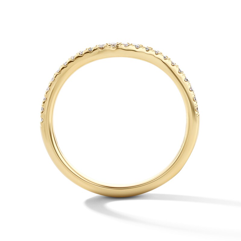 Main Image 2 of 1/5 CT. T.W. Certified Lab-Grown Diamond Contour Band in 14K Gold (F/VS2)