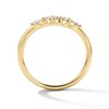 Thumbnail Image 2 of 1/4 CT. T.W. Marquise-Cut and Round Certified Lab-Grown Diamond Five-Stone Contour Band in 14K Gold (F/VS2)