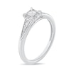 Thumbnail Image 2 of 1/5 CT. T.W. Princess-Cut Diamond Frame Engagement Ring in 10K White Gold