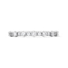 Thumbnail Image 1 of 1/2 CT. T.W. Certified Lab-Grown Diamond Band in 10K White Gold (F/VS2)