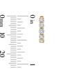 Thumbnail Image 3 of 1 CT. T.W. Lab-Grown Diamond Huggie Hoop Earrings in 10K Gold (F/VS2)
