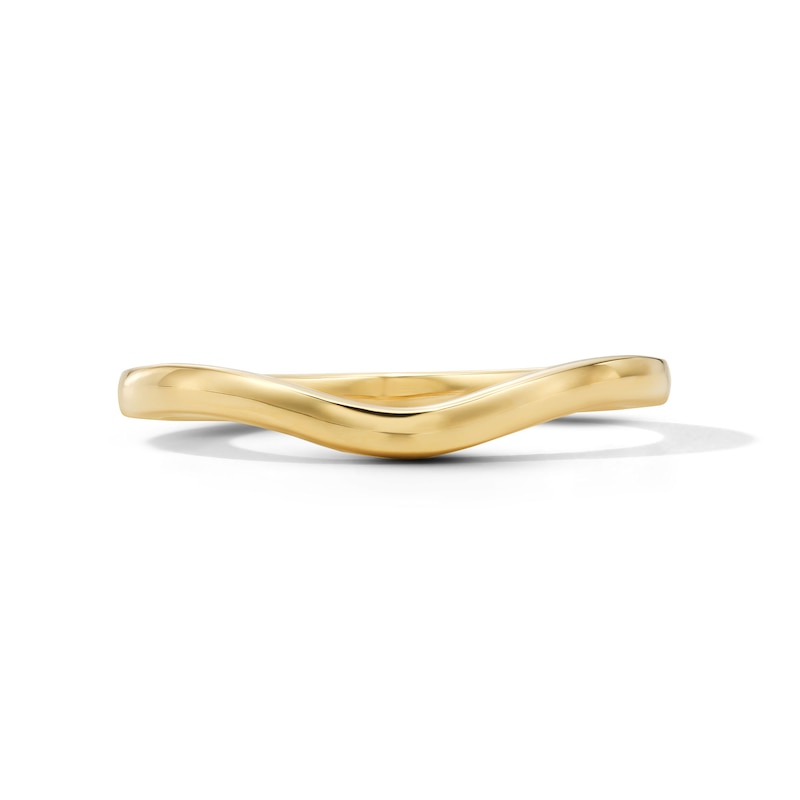 Main Image 1 of Contour Wedding Band in 14K Gold