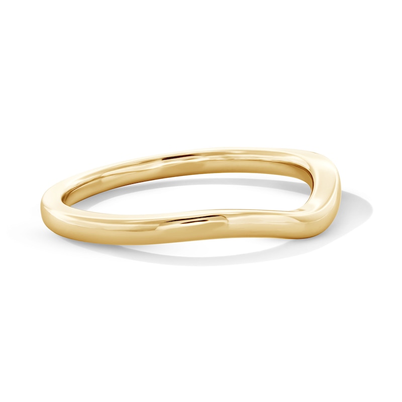 Main Image 4 of Contour Wedding Band in 14K Gold