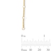 Thumbnail Image 3 of 1/4 CT. T.W. Lab-Grown Diamond Station Dangle Bracelet in Sterling Silver with 10K Gold Plate (F/VS2)