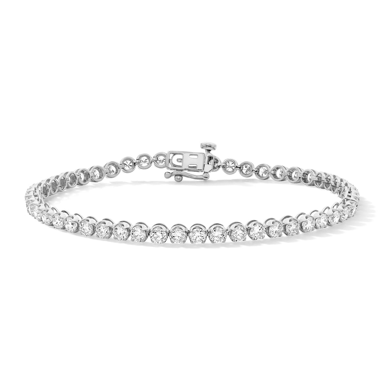 Main Image 1 of 3 CT. T.W. Lab-Grown Diamond Tennis Bracelet in 10K White Gold (F/VS2)