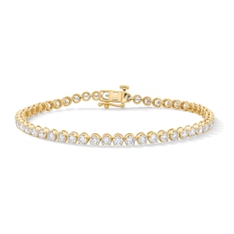 3 CT. T.W. Lab-Grown Diamond Tennis Bracelet in 10K Gold (F/VS2)