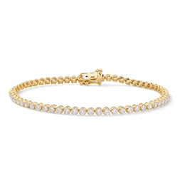 5 CT. T.W. Lab-Grown Diamond Tennis Bracelet in 10K Gold (F/VS2)