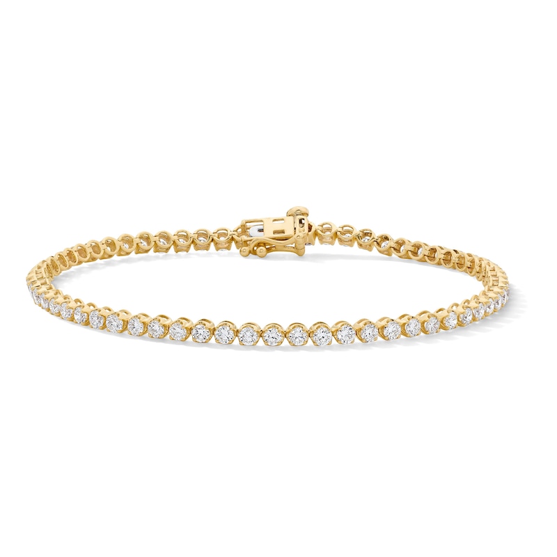 Main Image 1 of 5 CT. T.W. Lab-Grown Diamond Tennis Bracelet in 10K Gold (F/VS2)