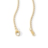 Thumbnail Image 3 of 1/4 CT. T.W. Lab-Grown Diamond Solitaire Twist Frame Pendant in Sterling Silver with 10K Yellow Gold Plate (F/VS2)