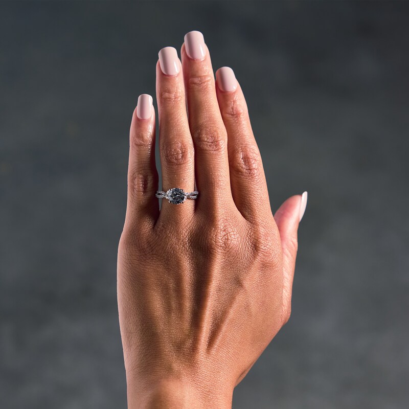 Main Image 2 of 2-1/3 CT. T.W. Certified Lab-Grown Diamond Engagement Ring in 14K White Gold (F/VS2)