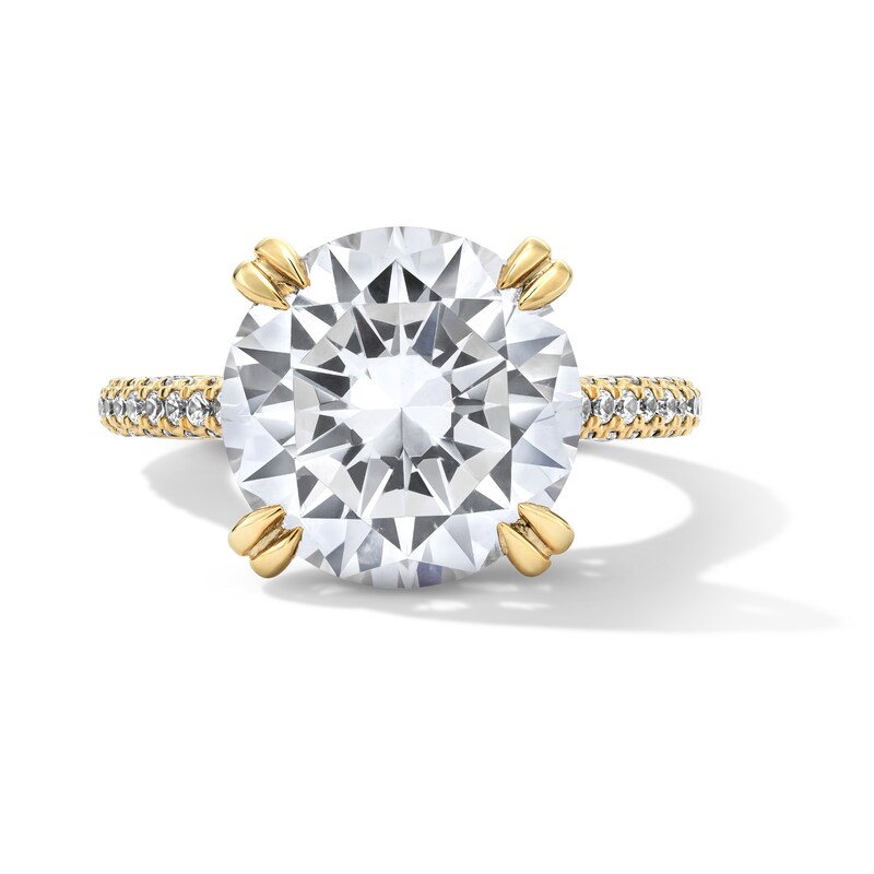 Main Image 1 of 6-3/4 CT. T.W. Certified Lab-Grown Diamond Hidden Frame Engagement Ring in 14K Gold (F/VS2)