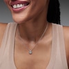 Thumbnail Image 2 of 1/10 CT. T.W. Lab-Grown Diamond Pendant in White Sterling Silver (F/VS2)