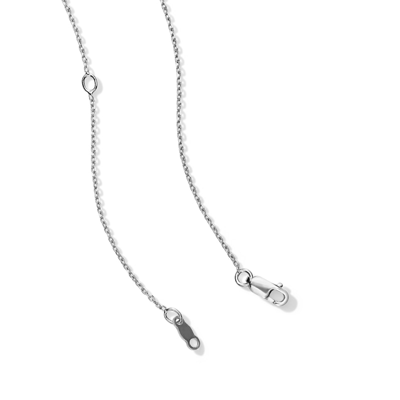 Main Image 3 of 1/10 CT. T.W. Lab-Grown Diamond Pendant in White Sterling Silver (F/VS2)