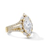 Thumbnail Image 2 of 4 CT. T.W. Marquise-Cut Certified Lab-Grown Diamond Frame Engagement Ring in 14K Gold (F/VS2)