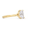 Thumbnail Image 4 of 3 CT. T.W. Radiant-Cut Certified Lab-Grown Diamond Solitaire Twist-Shank Engagement Ring in 14K Gold (F/VS2)