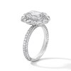 Thumbnail Image 5 of 4-3/4 CT. T.W. Certified Lab-Grown Diamond Double Frame Engagement Ring in 14K White Gold (F/VS2)